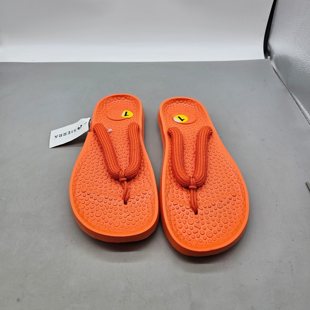 Allbirds Sugar Zeffers Flip Flop Sandals Orange SweetFoam Thong Mens 10 Women 12